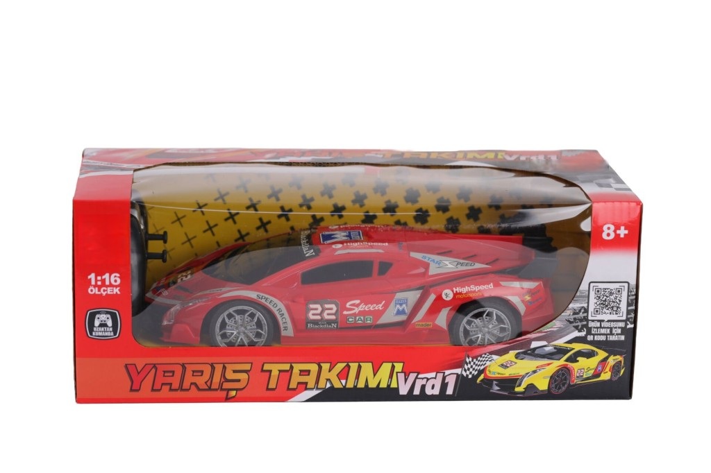 10728 Uk Ff Şarjlı 1 16 Desenli Yarış