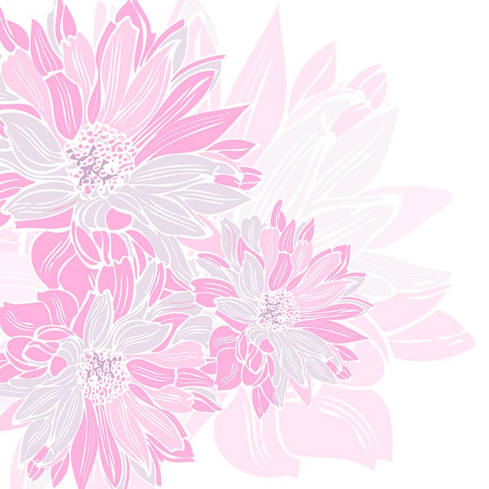 baskılı fon perde beyaz arka plan görünümlü pembe çiçek desenli
