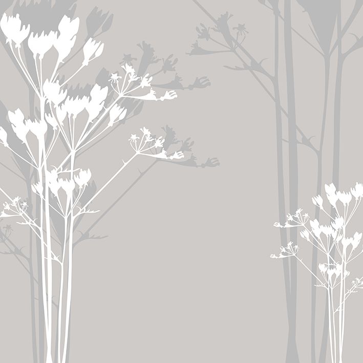 baskılı fon perde gri tonlarda beyaz çiçek desenli 