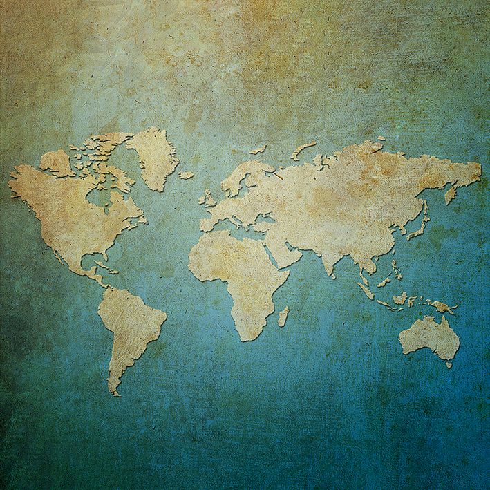 baskılı fon perde kağıt arka plan dünya harita desenli