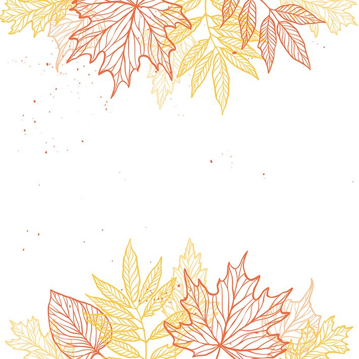 baskılı fon perde sonbahar yaprakları orman tasarım desenli 