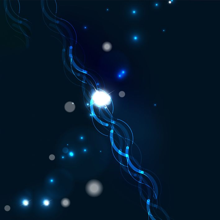 baskılı fon perde yıldız ve ışık efekt desenli mavi beyaz 