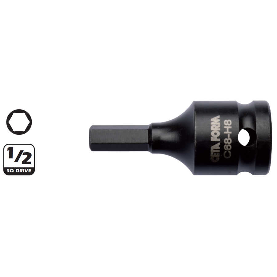Ceta Form C68-H05 5Mm 1/2” Allen Uçlu Havalı Lokma Bits