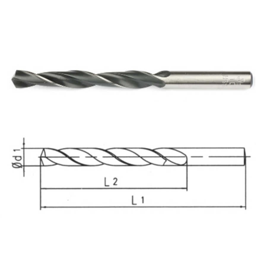Makina Takım HSS DIN338 Silindir S.Matkap Ucu-Haddeli 10.6 mm - MTE B00000011060