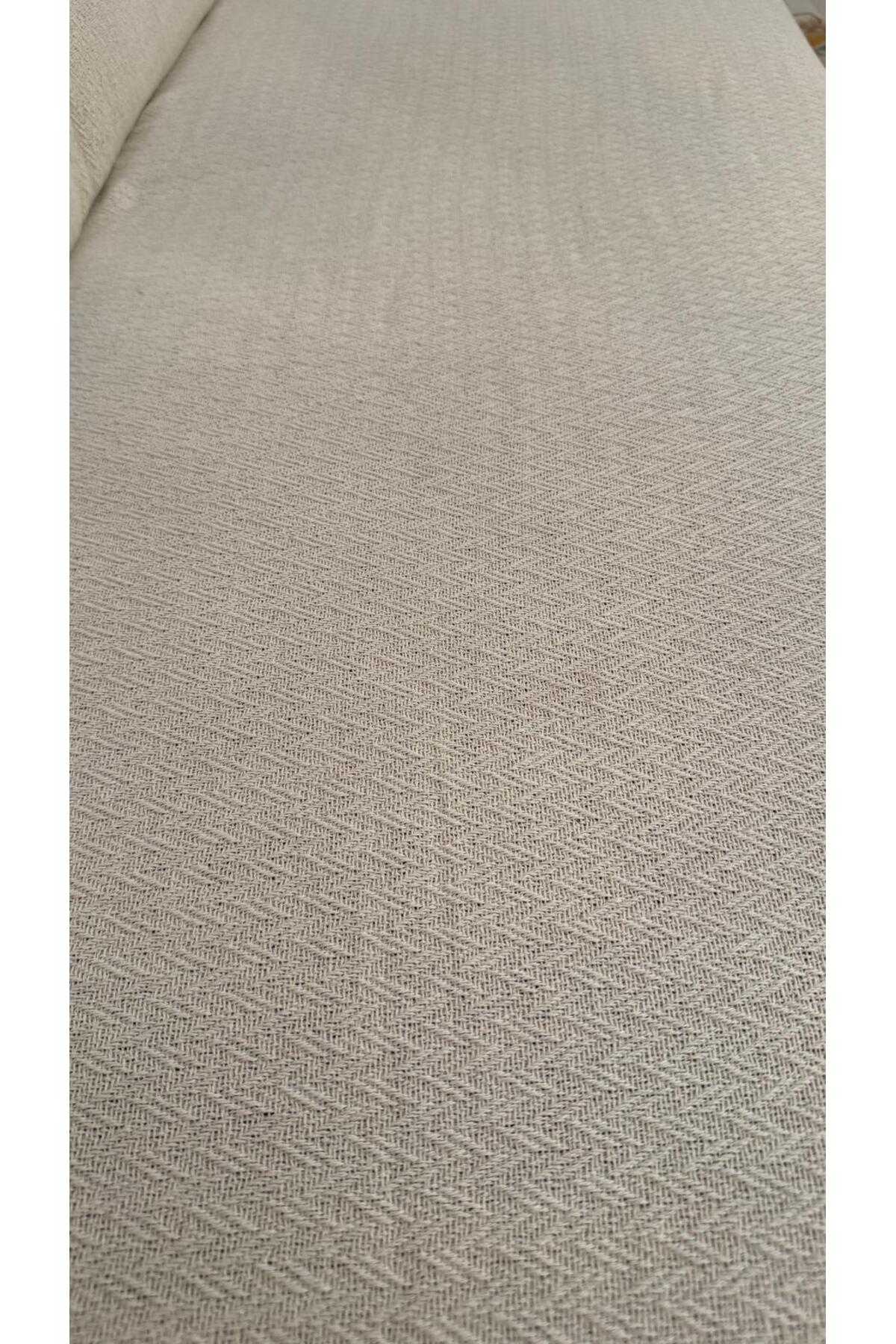 Başak Desen Dokuma %100 Pamuklu Çok Amaçlı Pike Koltuk Örtüsü 180x230 — görsel 4