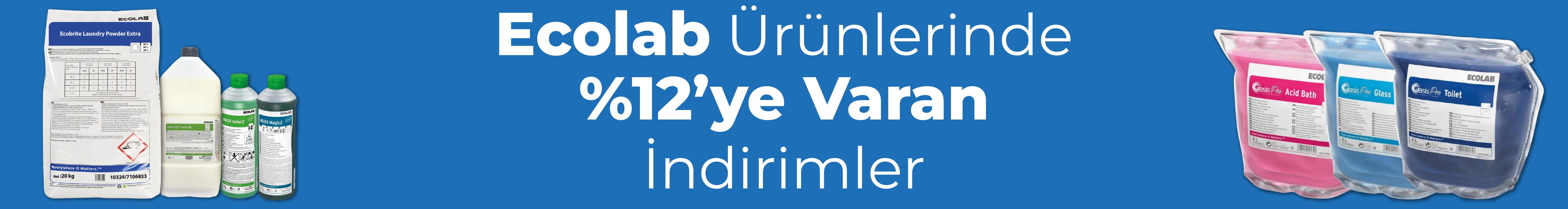 Ecolab %12 ye varan indirimler