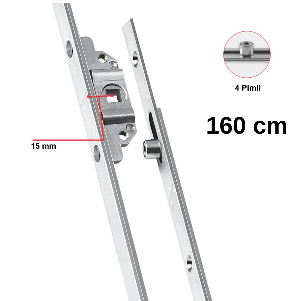 Kale 160 cm Ilgaz Tek Açılım Pencere  ispanyolet