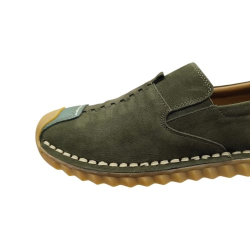 Yeşil Nubuk Yazlık Erkek Ayakkabı