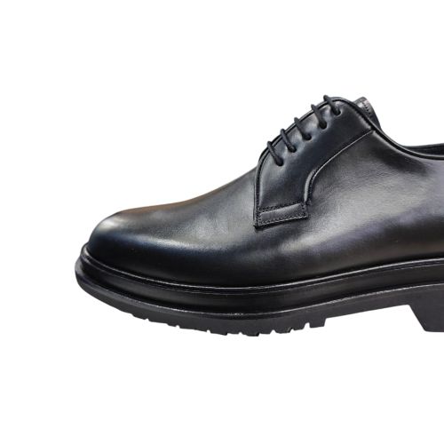 L.Figo 4481 Siyah Deri Yazlık Ayakkabı