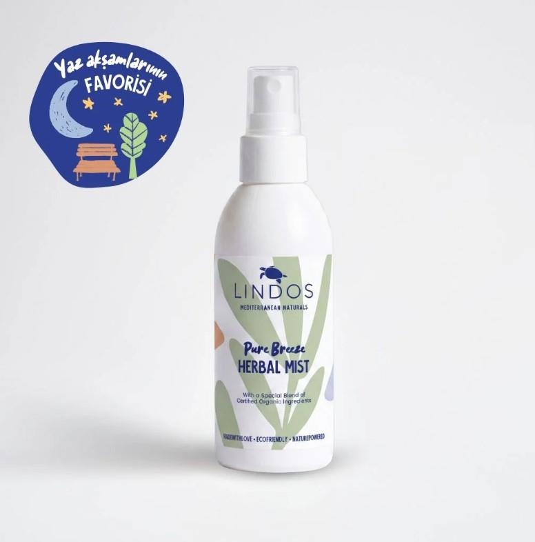 Lindos Doğal Sitronella ve Limon Otu Etkili Herbal Mist Vücut Spreyi