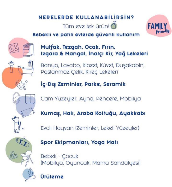 Lindos - Konsantre Yüzey Temizleyici - Lavanta - 5LT
