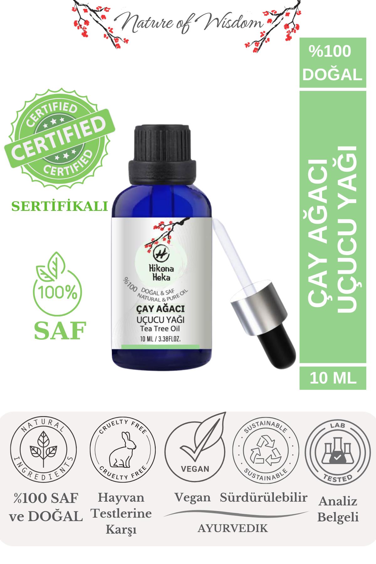 %100 Doğal Çay Ağacı Uçucu Yağı (Tea Tree Oil) Sertifikalı - 10 ml