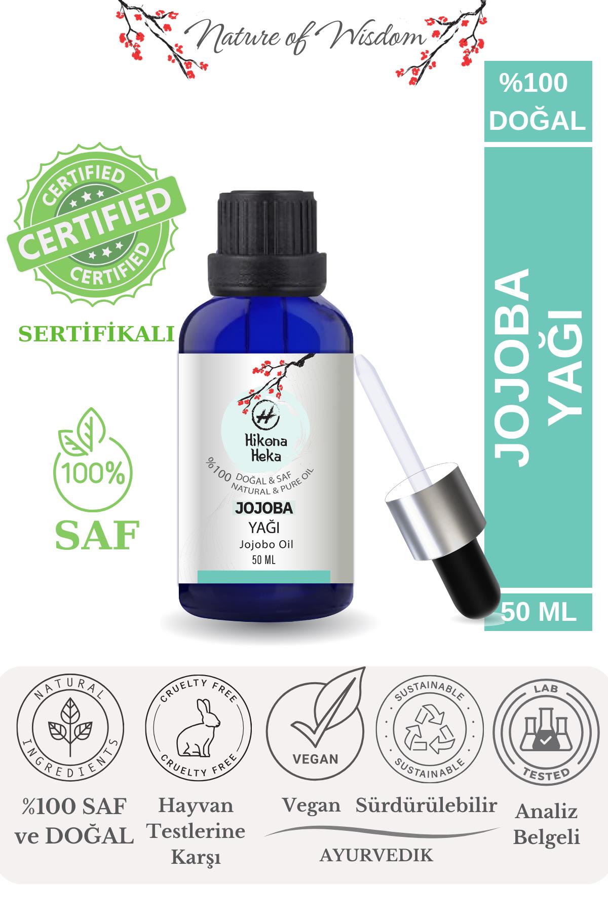 %100 Doğal Jojoba Taşıyıcı Yağı (Jojoba Oil) 50 ml