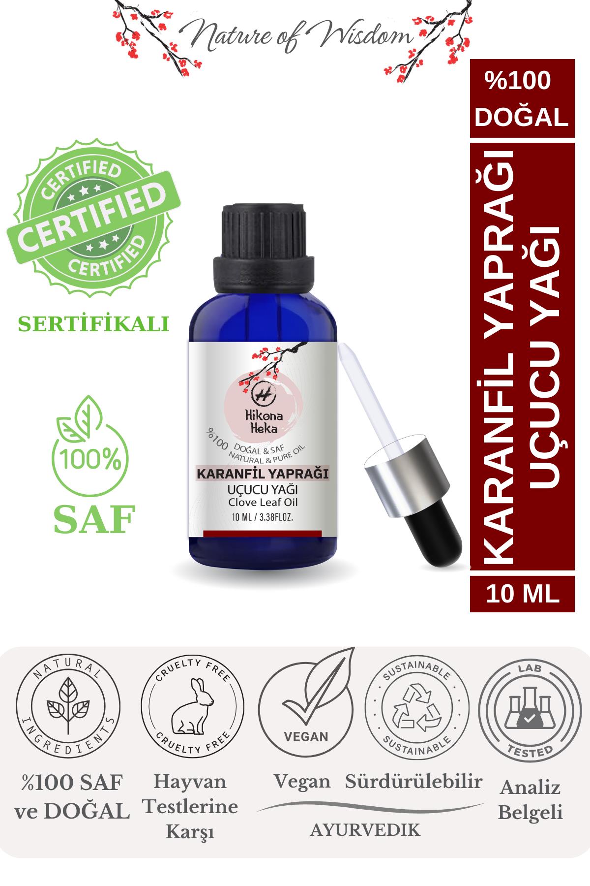 %100 Doğal Karanfil Yaprağı Uçucu Yağı (Clove Leaf Oil ) Sertifikalı - 10 ml