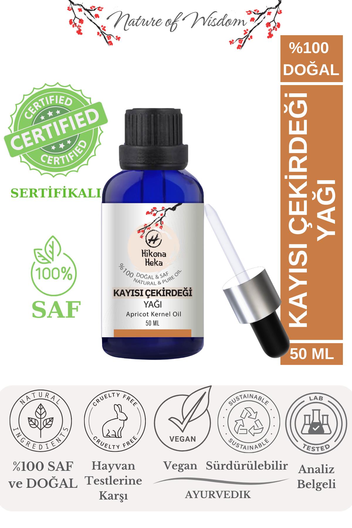 %100 Doğal Kayısı Çekirdeği Yağı (Apricot Kernel) - 50 ml