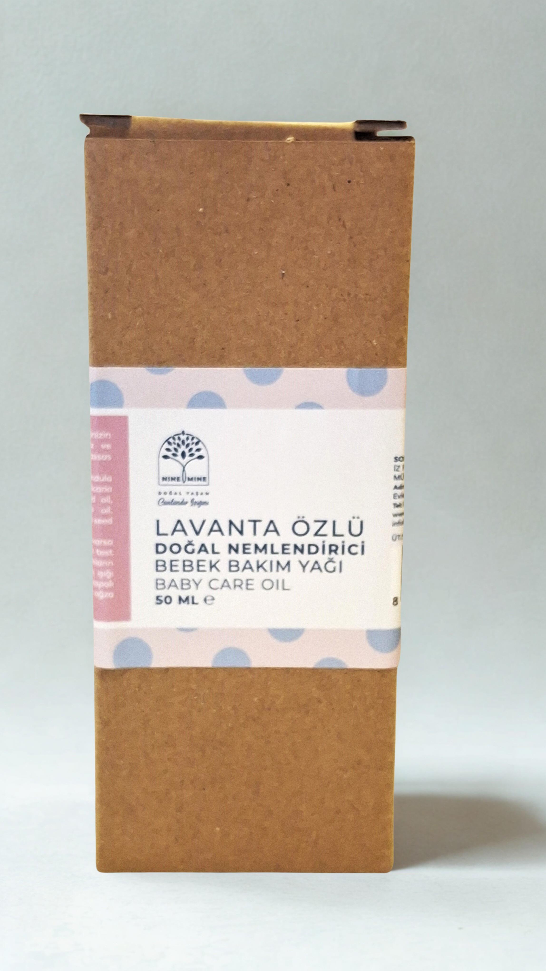 %100 Doğal Lavanta Özlü Nemlendirici Bebek Bakım Yağı