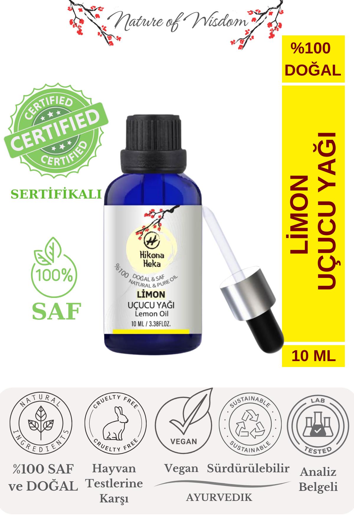 %100 Doğal Limon Uçucu Yağı (Lemon Oil) Sertifikalı -10 ml