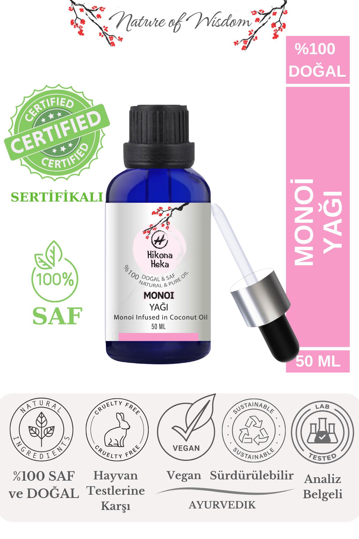 %100 Doğal Monoi Yağı (Monoi Oil)  - 50 ml