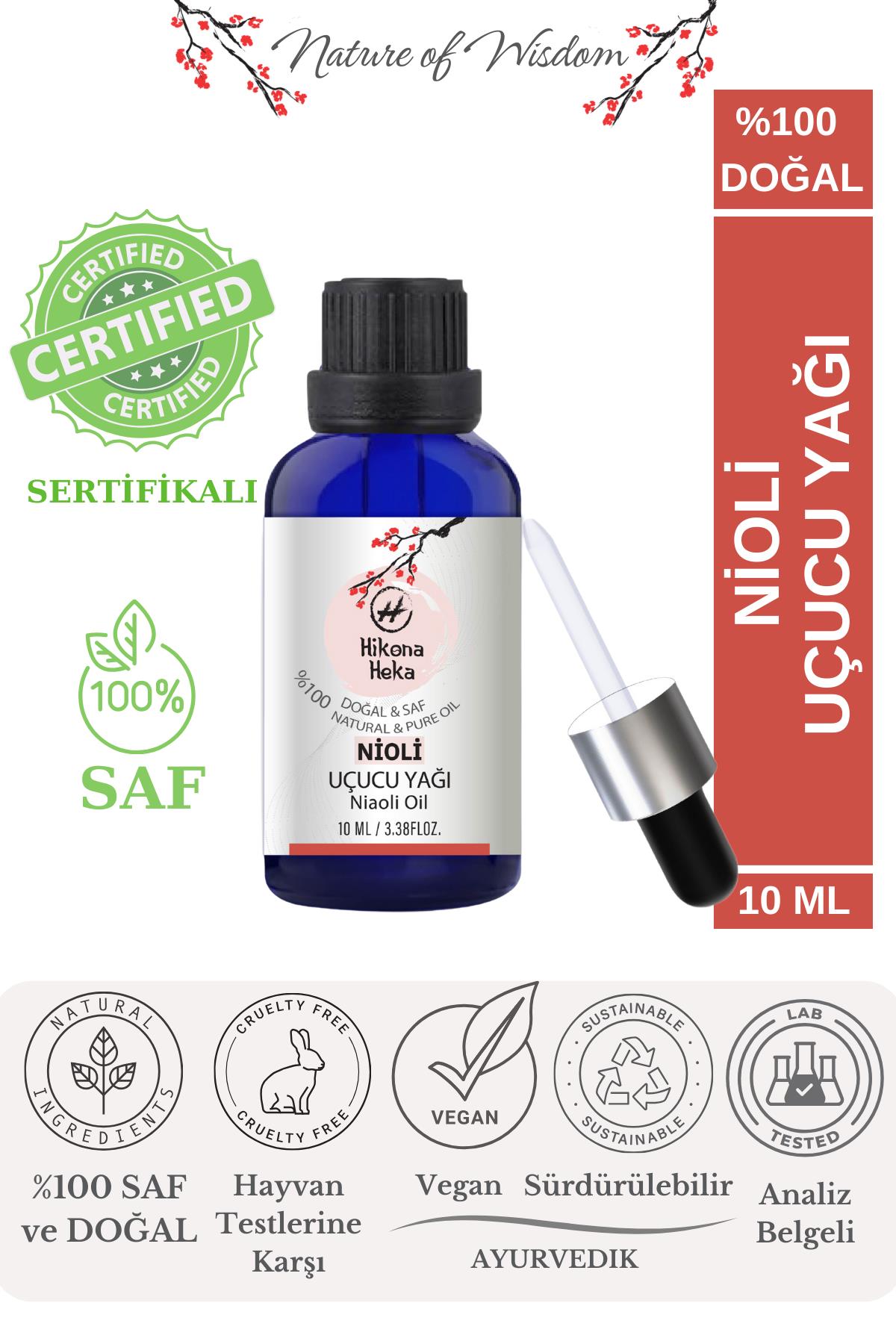 %100 Doğal Niaouli Uçucu Yağı (Niaouli Essential Oil) Sertifikalı -10 ml