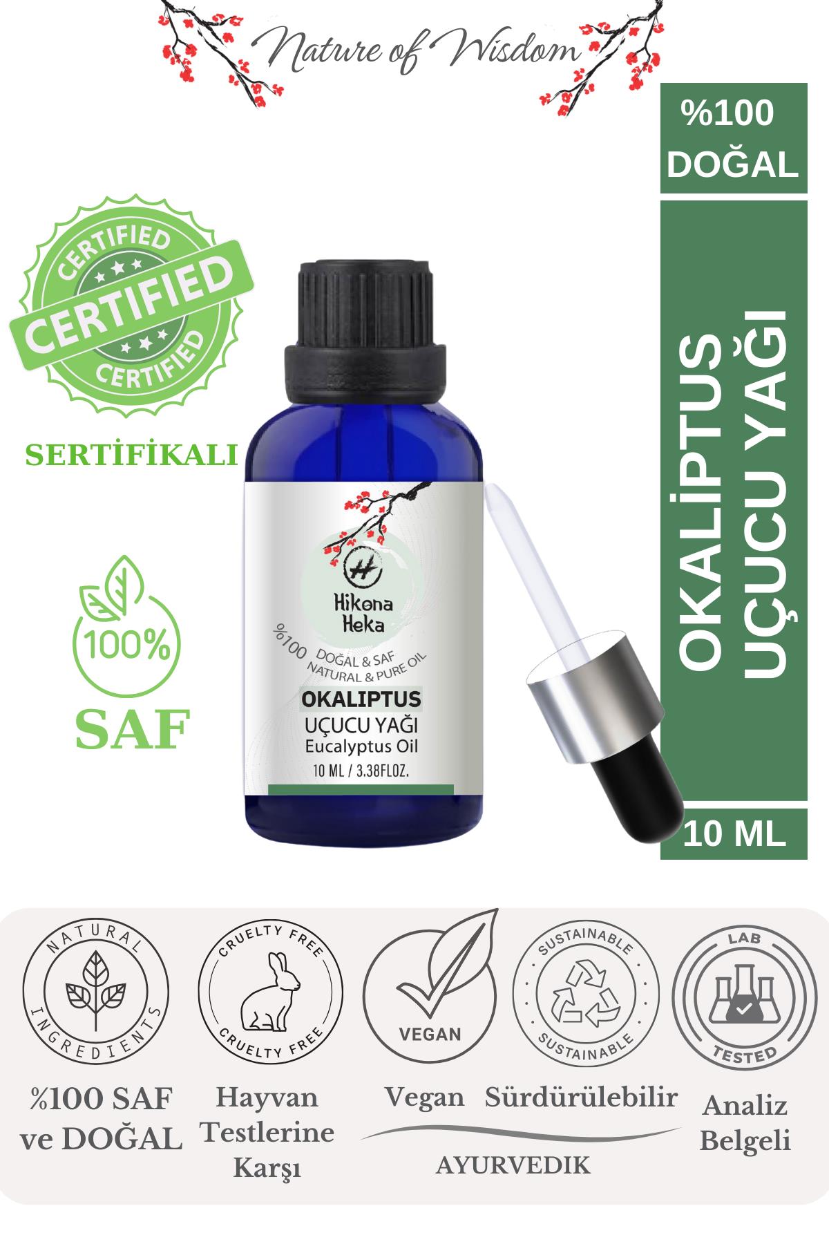 %100 Doğal Okaliptus Uçucu Yağı ( Eucalyptus Globulus Oil) Sertifikalı -10 ml