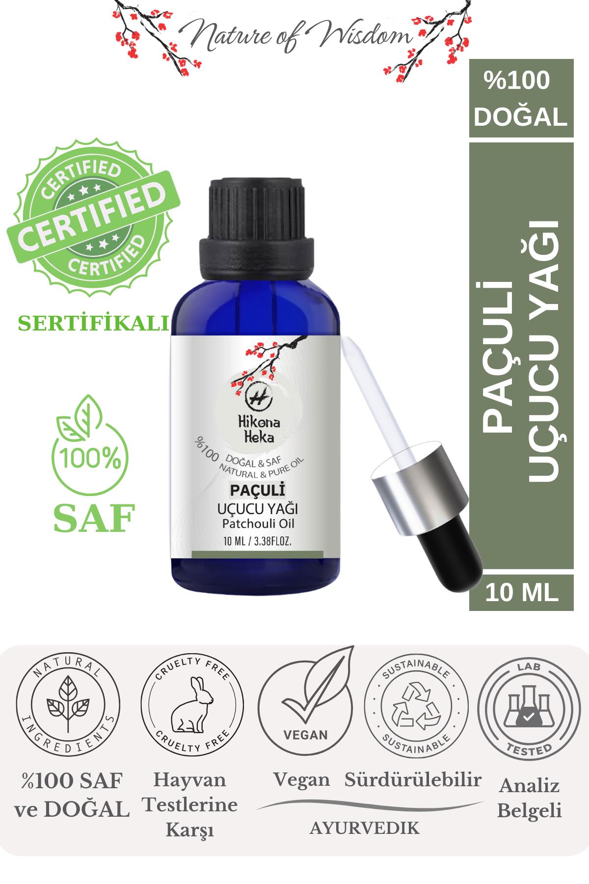%100 Doğal Paçuli Uçucu Yağı (Patchouli Oil) Sertifikalı -10 ml