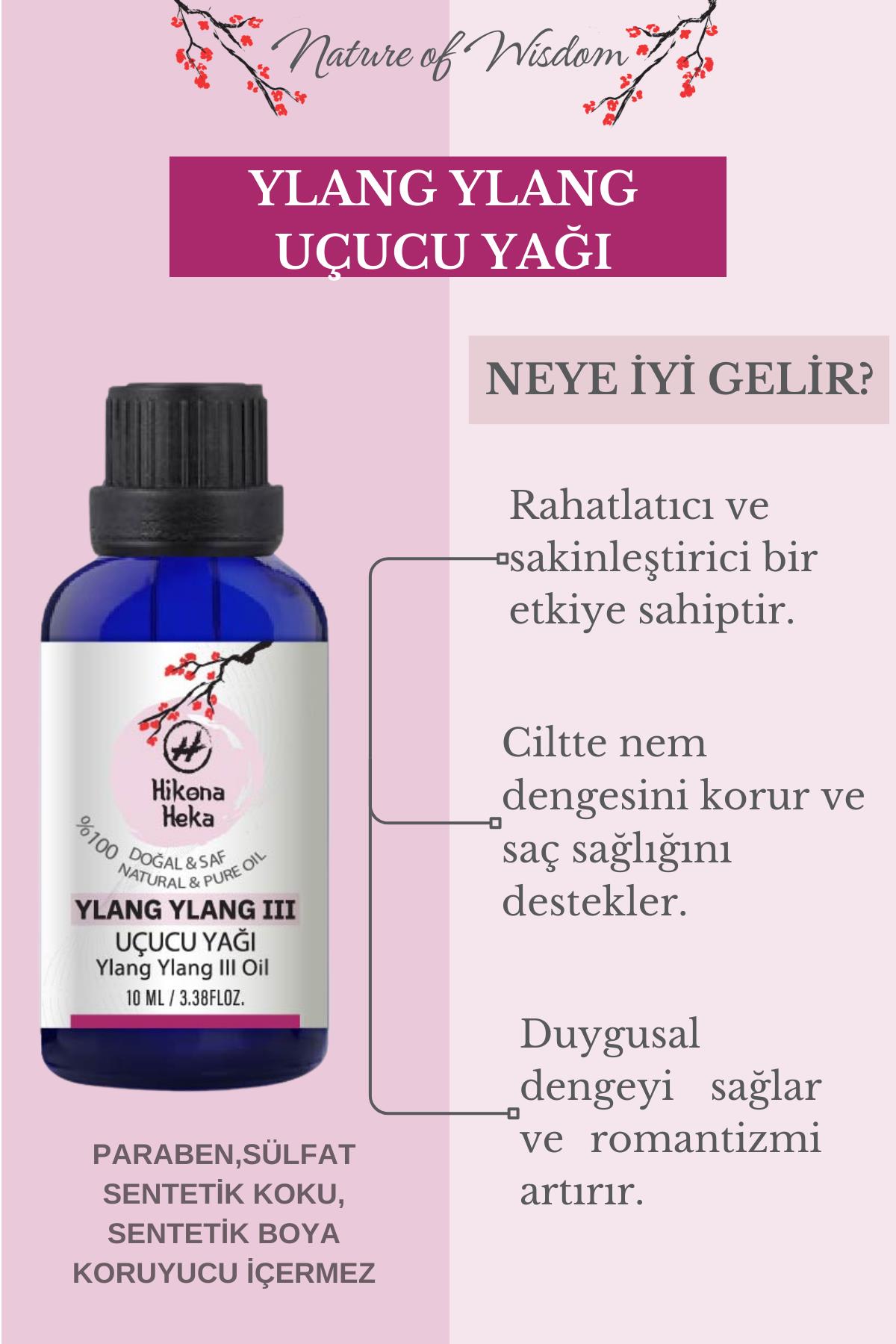 %100 Doğal Ylang Ylang Uçucu Yağı (Ylang Ylang Oil) Sertifikalı -10 ml