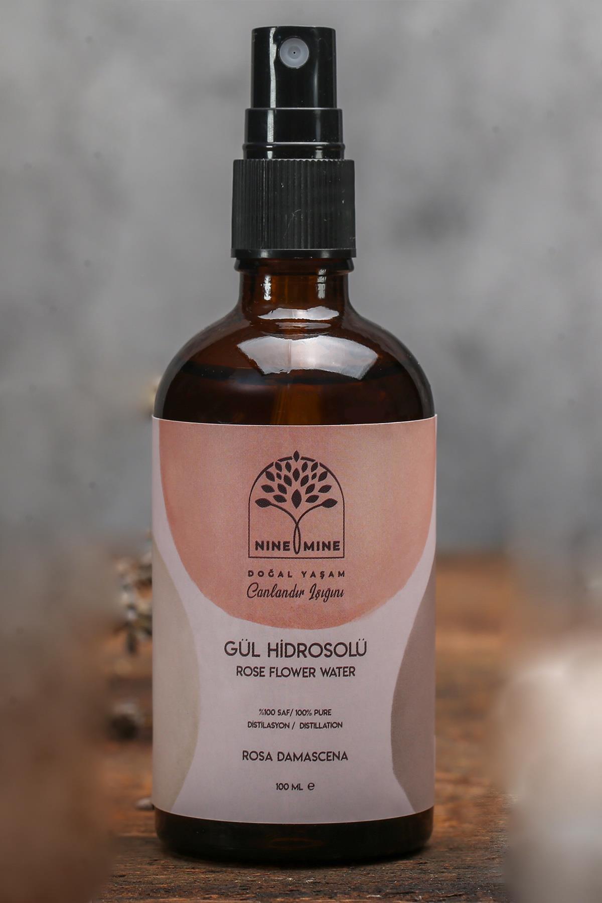 %100 Saf Gül Hidrosolü - 100ml