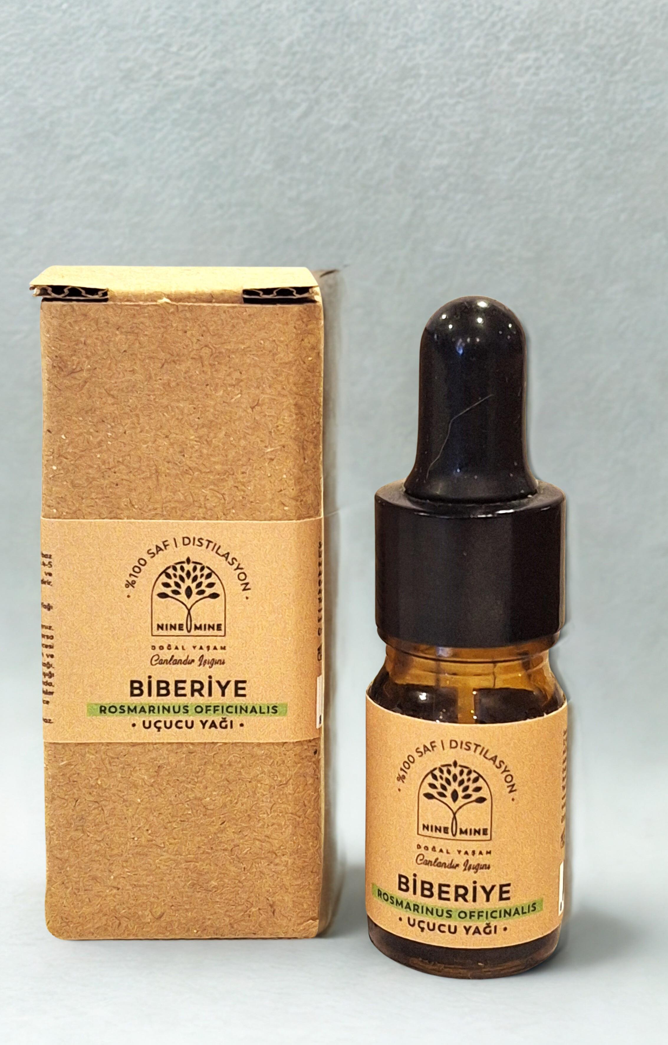 %100 Saf ve Doğal Biberiye Uçucu Yağı 5 ml