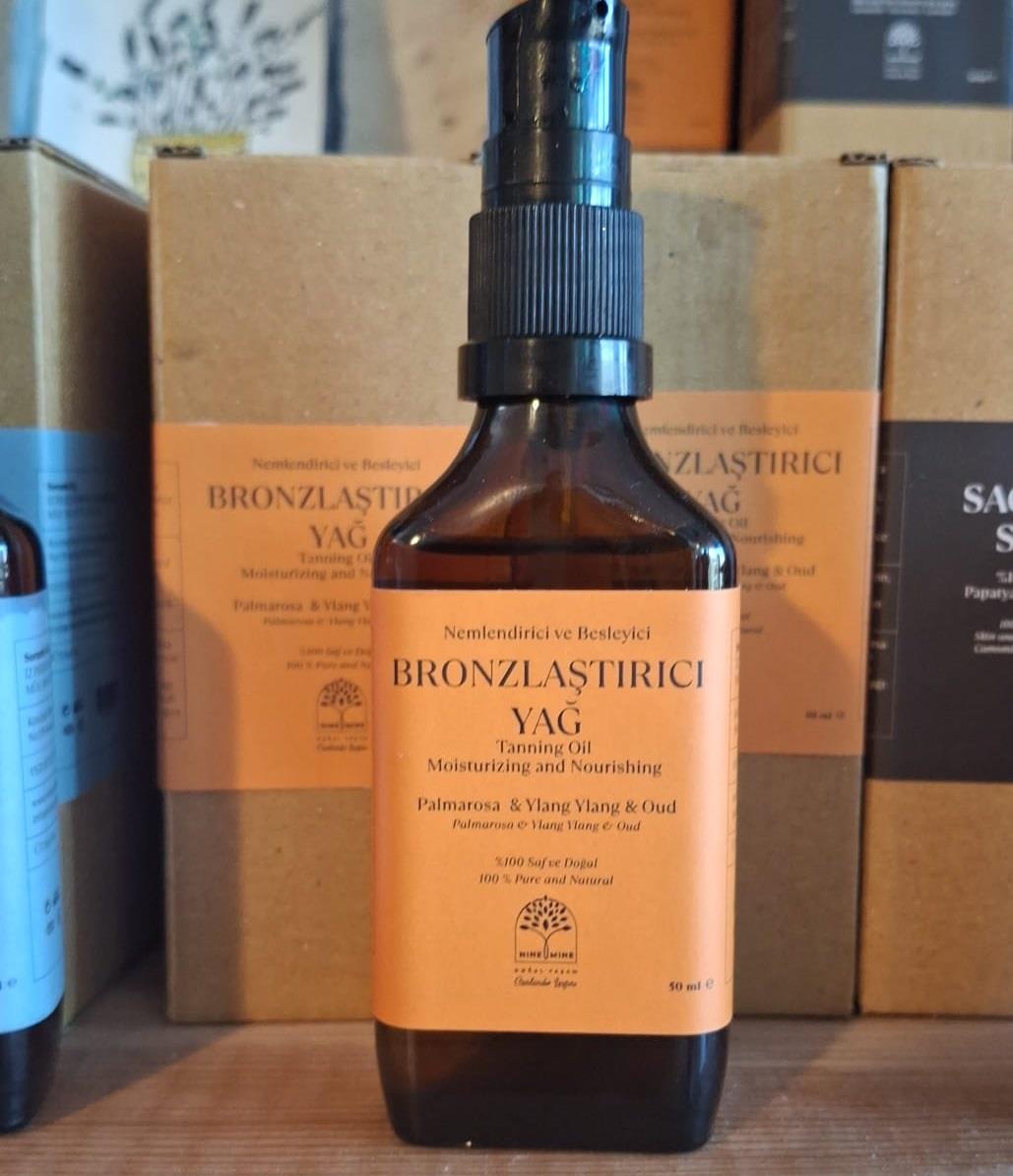 %100 Saf ve Doğal Bronzlaştırıcı Yağ 50 ml