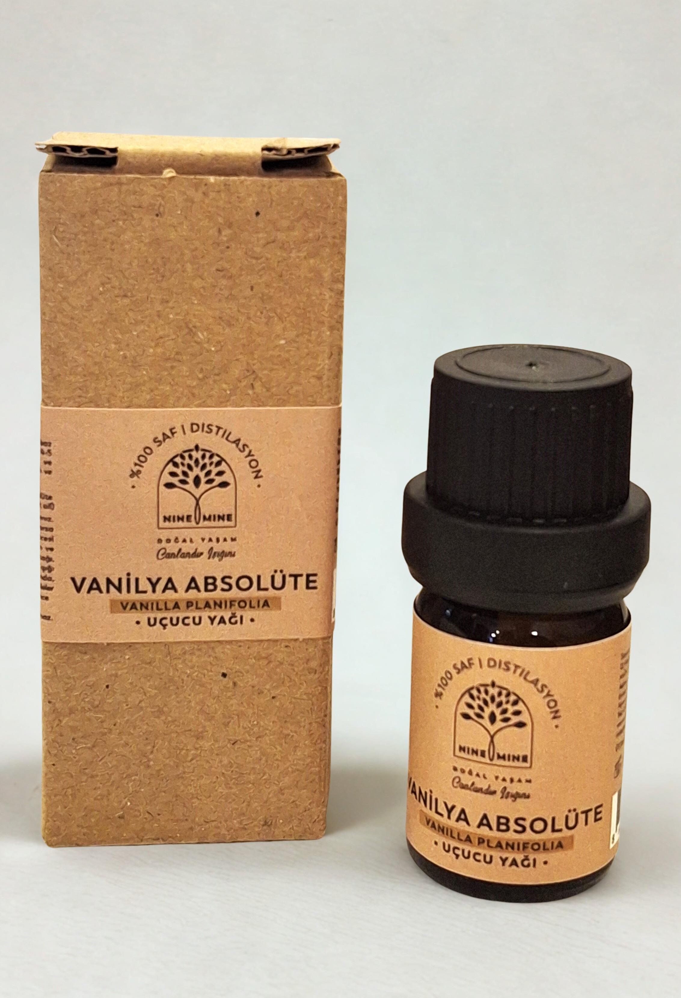 %100 Saf ve Doğal Vanilya Absolüte Uçucu Yağı 5 ml