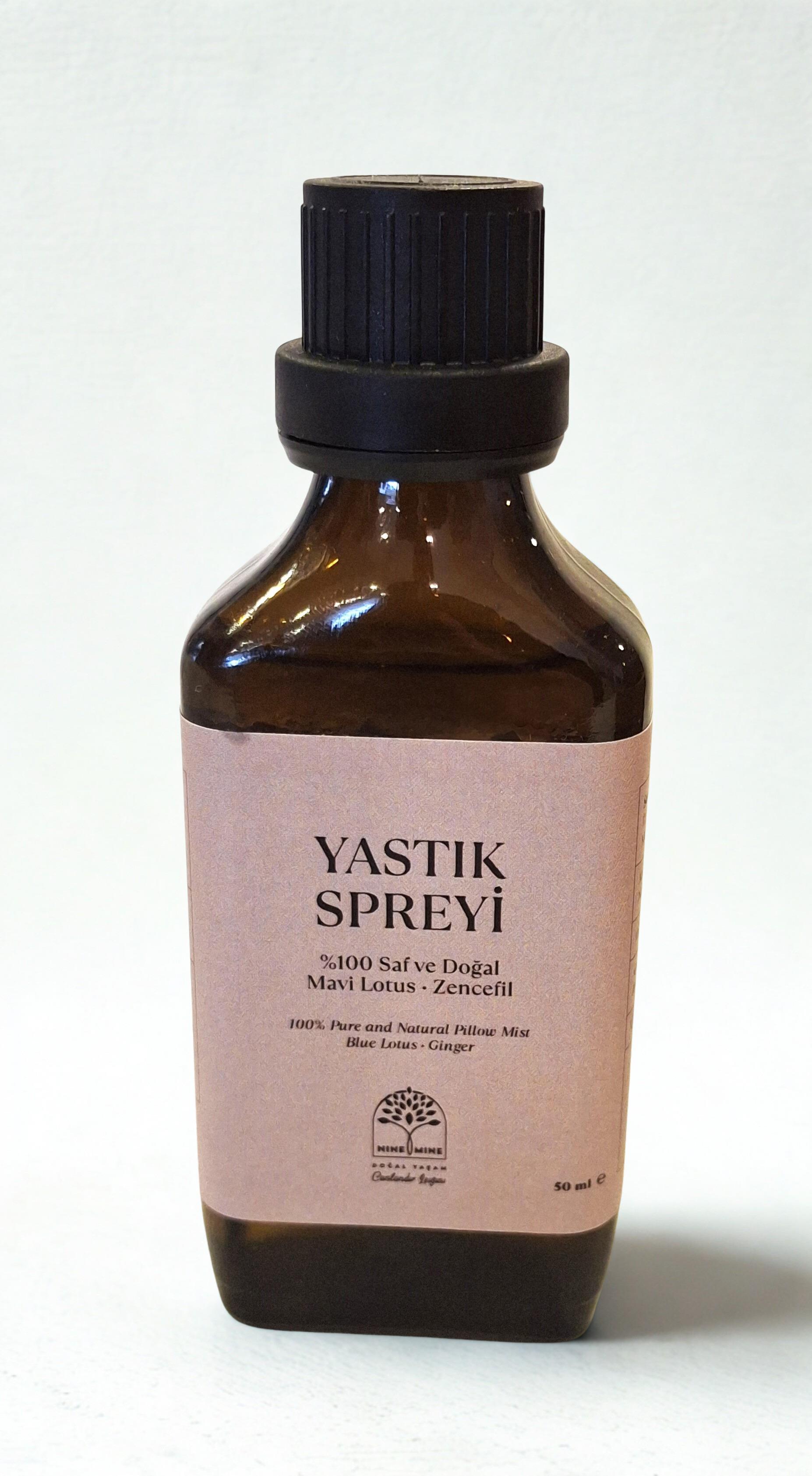 %100 Saf ve Doğal Yastık Spreyi Mavi Lotus - Zencefil