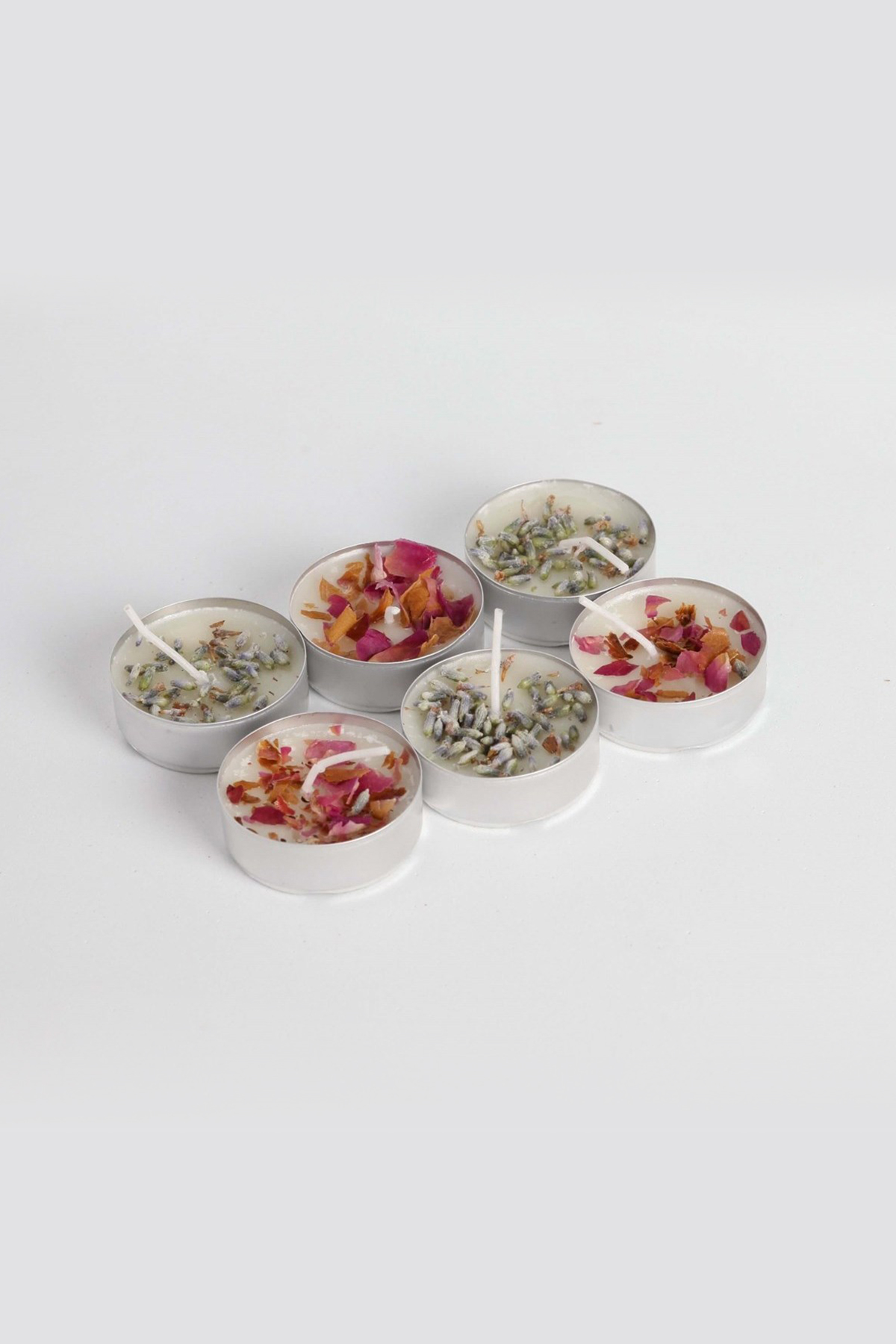 6'lı Doğal Soya Mumu Tealight Seti