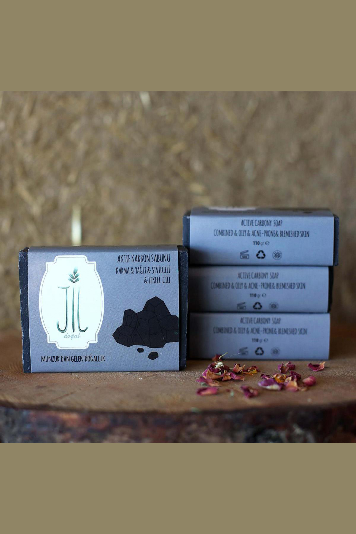 Aktif Karbon Kalıp Sabunu - 110gr