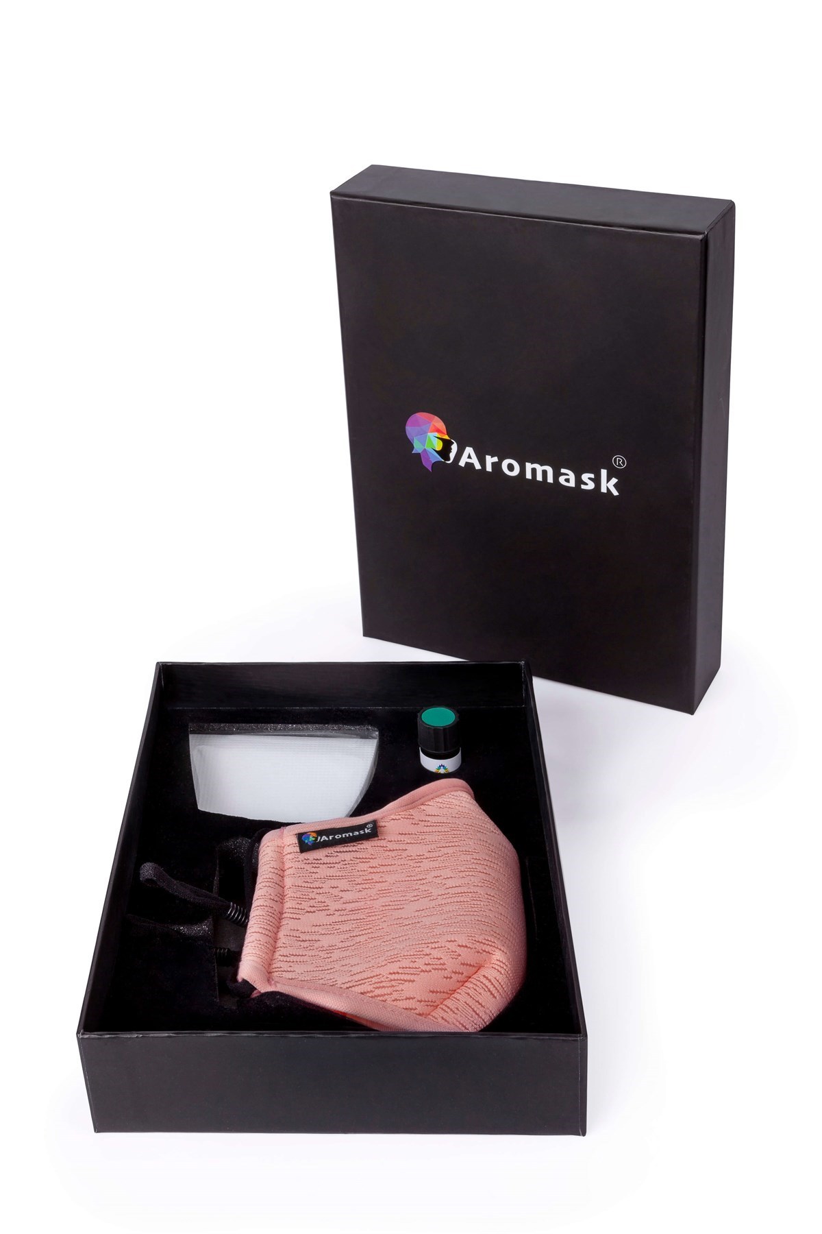 Aromask Çay Ağacı Uçucu Yağ ve Pedli Pembe Maske