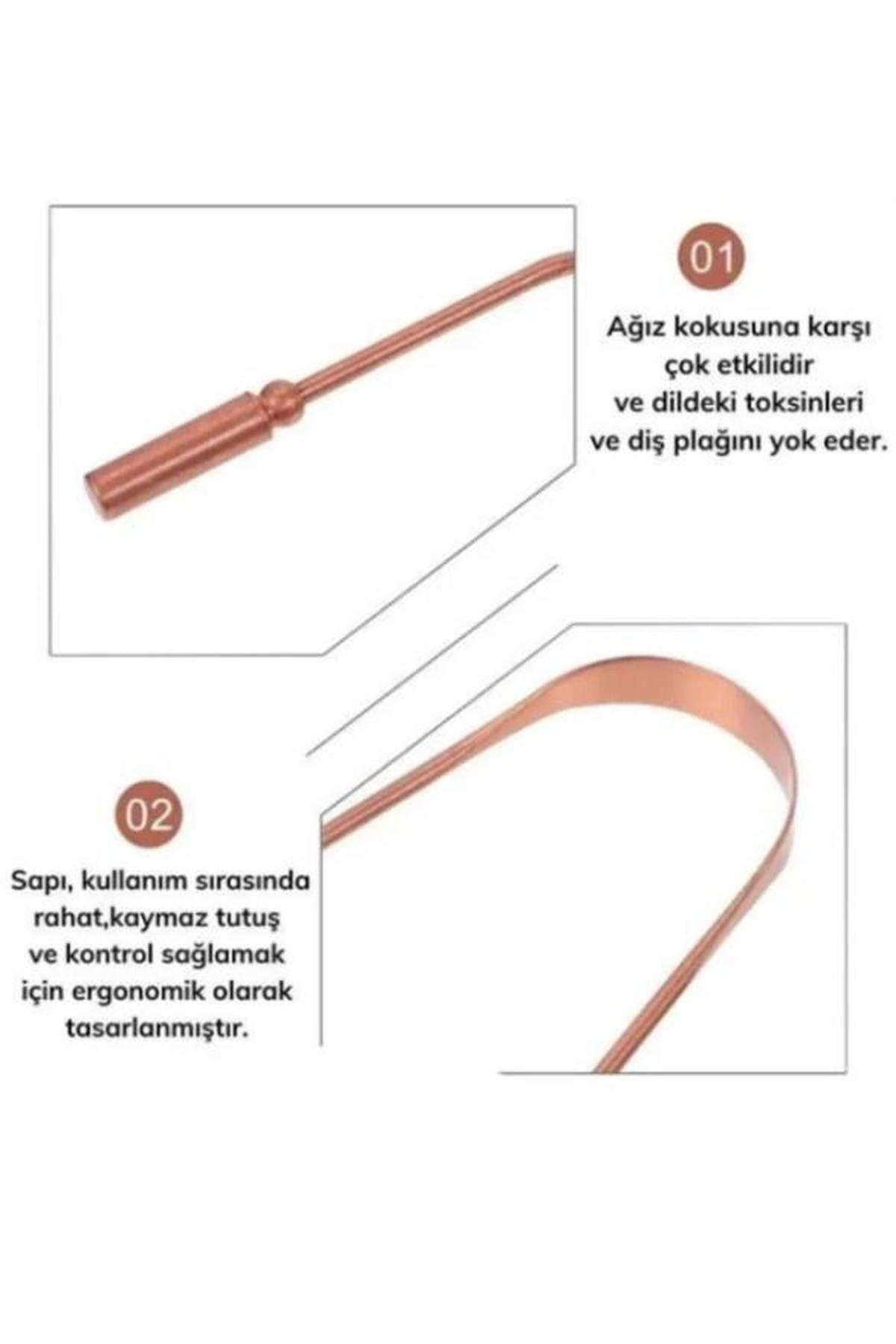Bakır Dil Temizleme Çubuğu