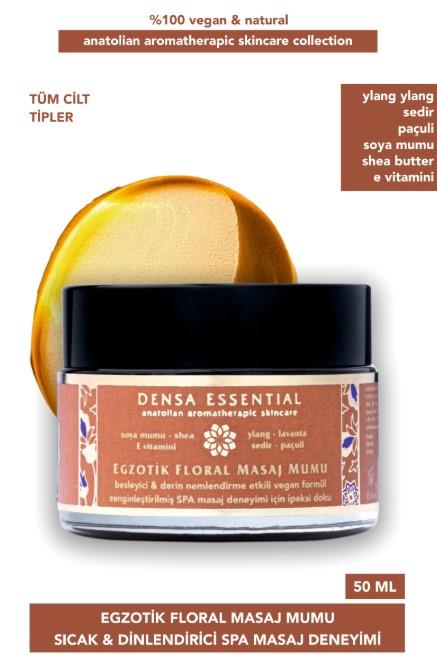 Egzotik Floral Masaj Mumu - Besleyici ve Derin Nemlendirme Etkili 50 ml