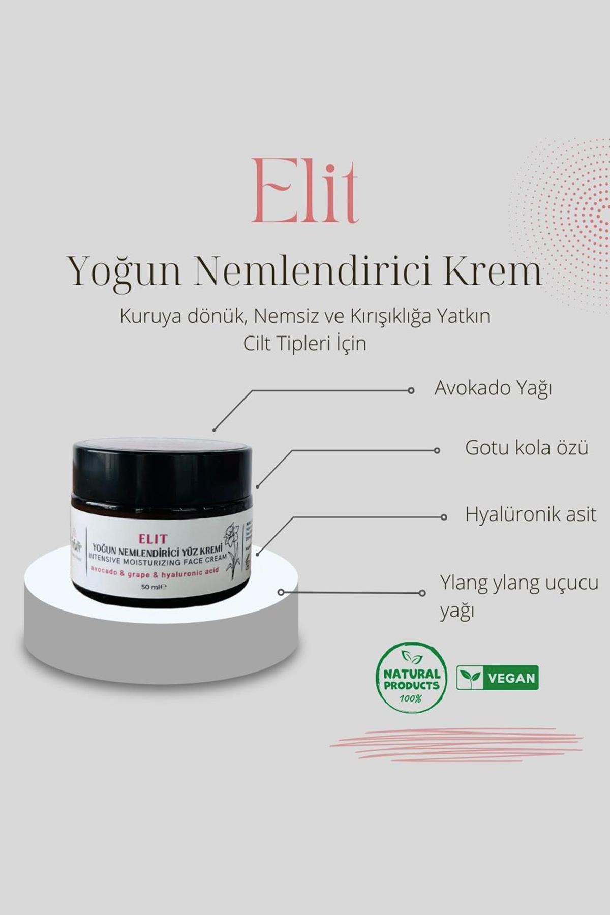 Elit Yoğun Nemlendirici Yüz Kremi 50 ml