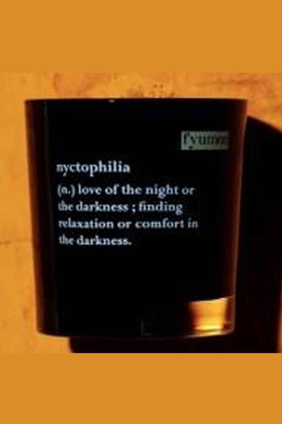 Fyumee Kokulu Bitkisel Soya Mumu - Uzun Ömürlü Aromaterapi & Meditasyon Mumu - Nyctophilia - Koyu Amber