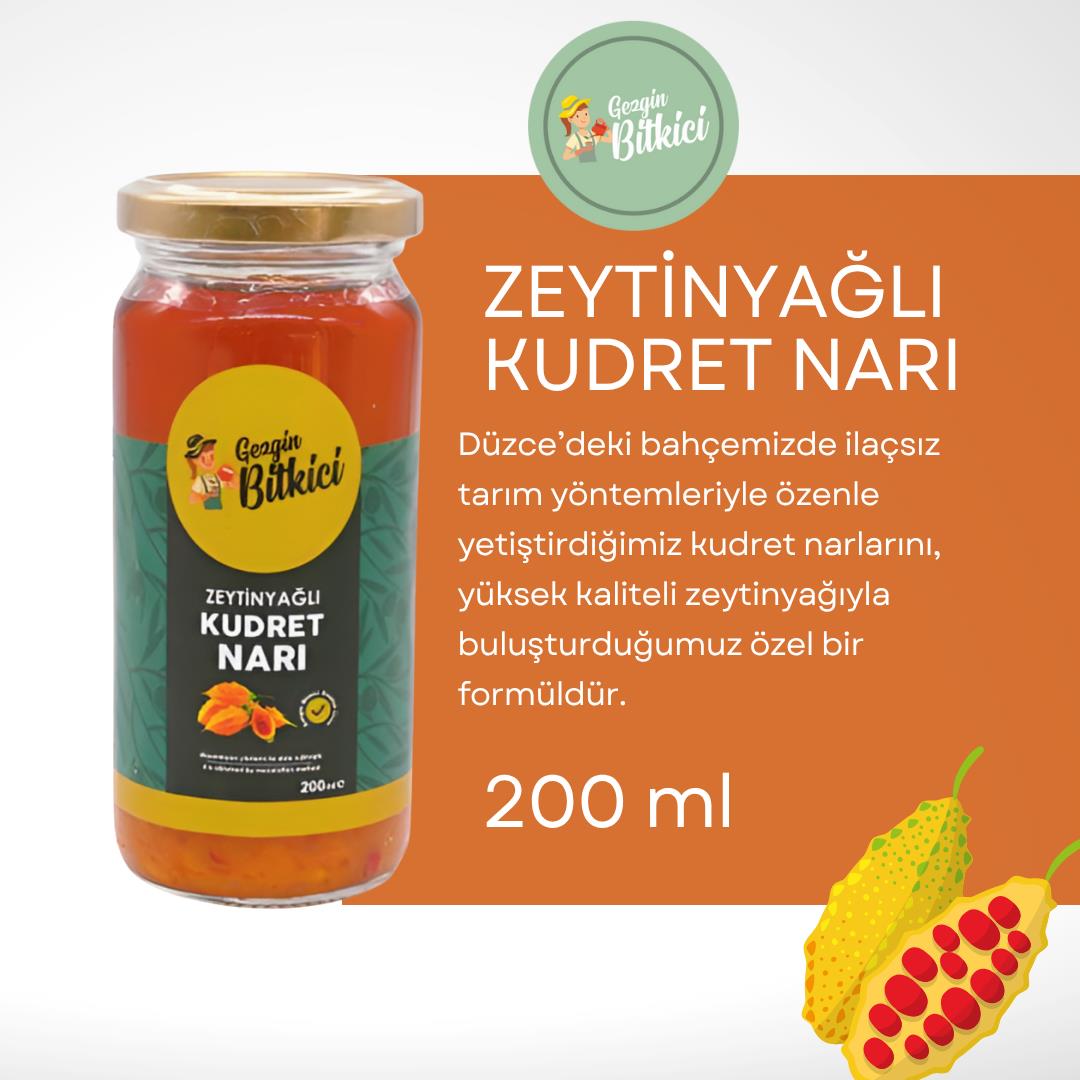 Gezgin Bitkici Zeytinyağlı Kudret Narı %100 Katkısız ve Doğal