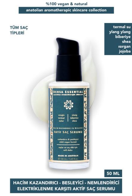 Hacim Kazandırıcı - Besleyici - Elektriklenme Karşıtı Aktif Saç Serumu 50 ml