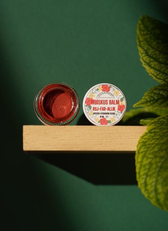 Hibiskus Balm Ruj- Far- Allık 10 CC