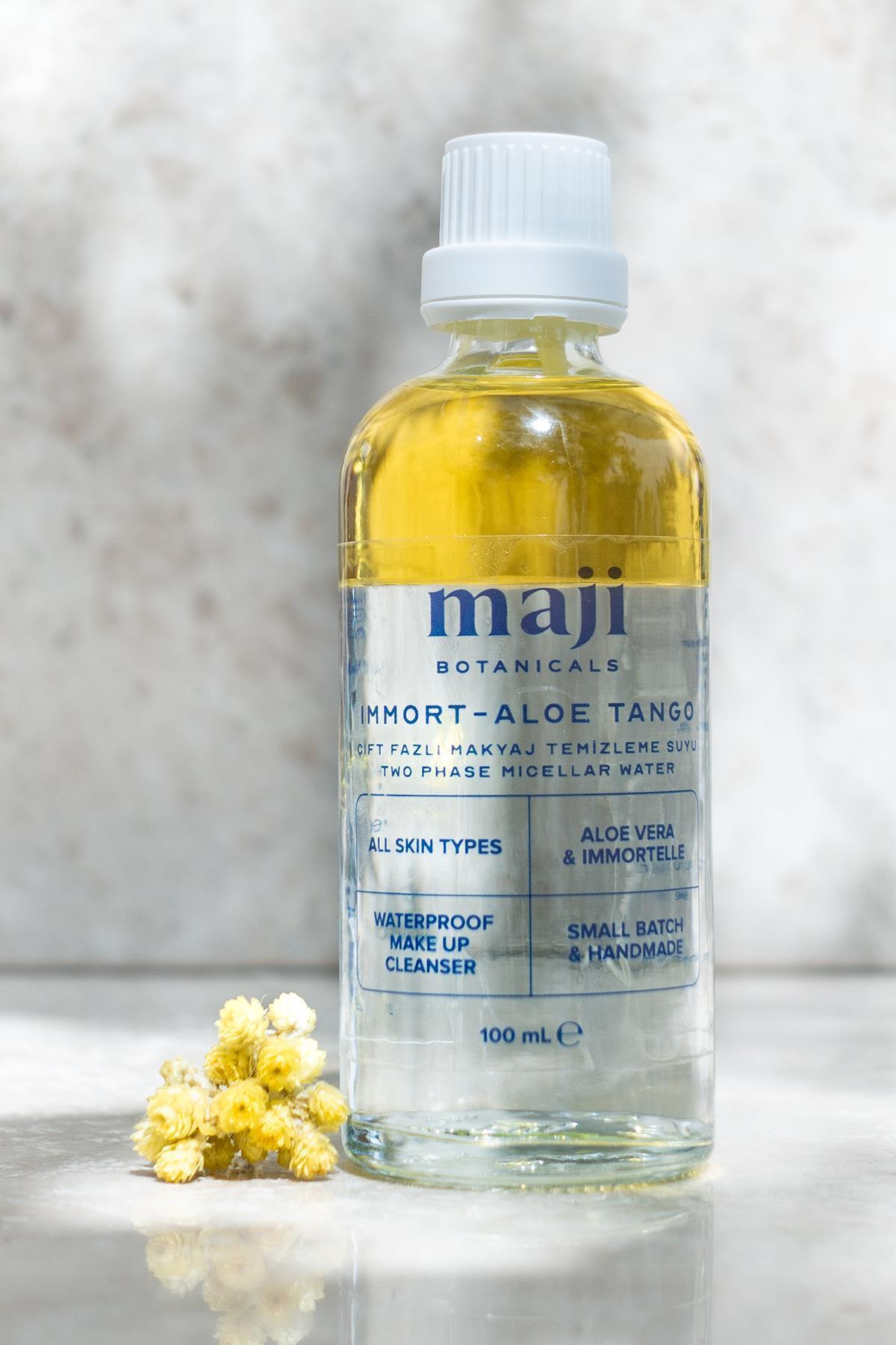 Immort-Aloe Tango Çift Fazlı Makyaj Temizleme Suyu - 100ml