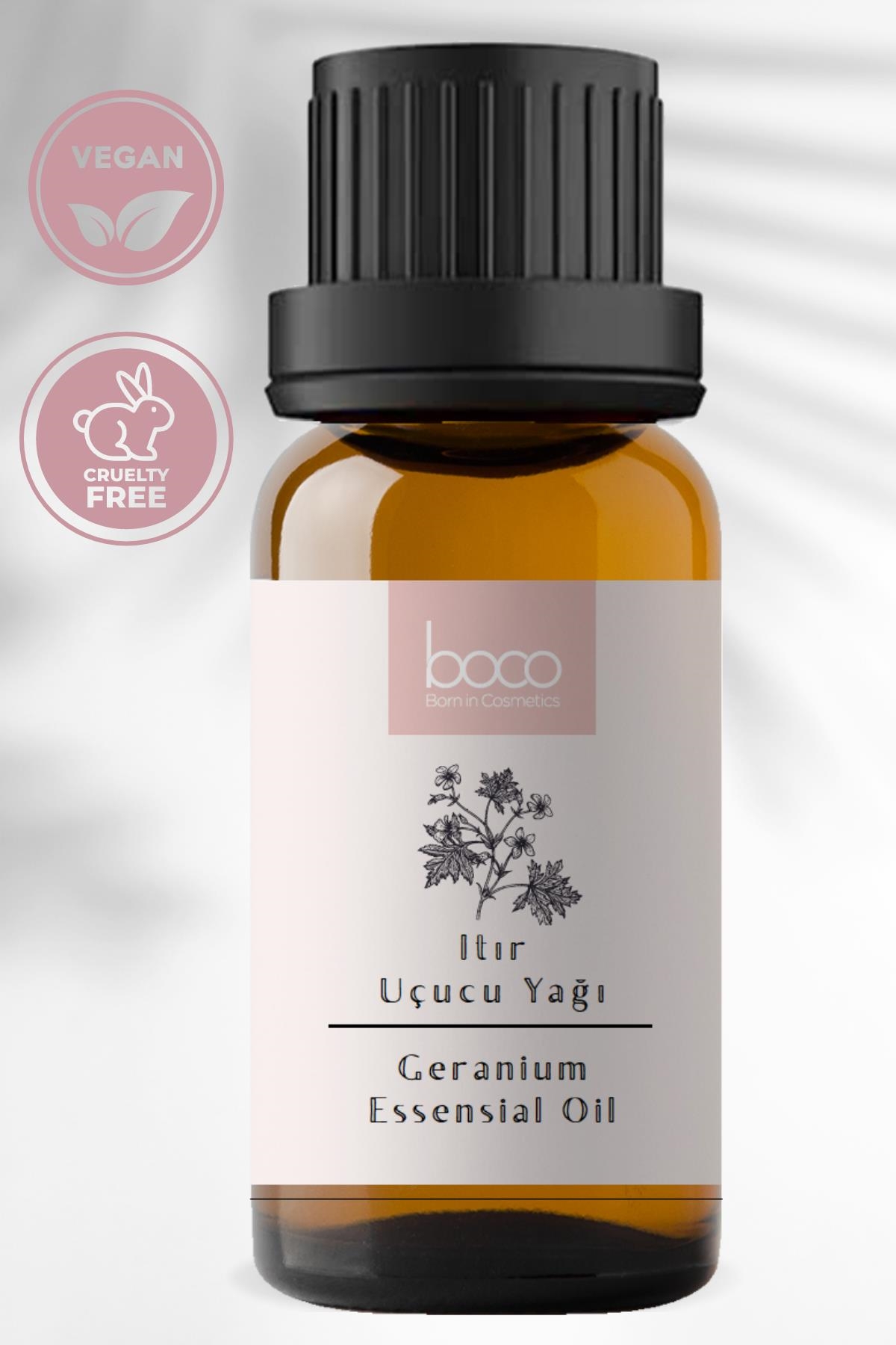 Itır Çiçeği Uçucu Yağı (Pelargonium graveolens)