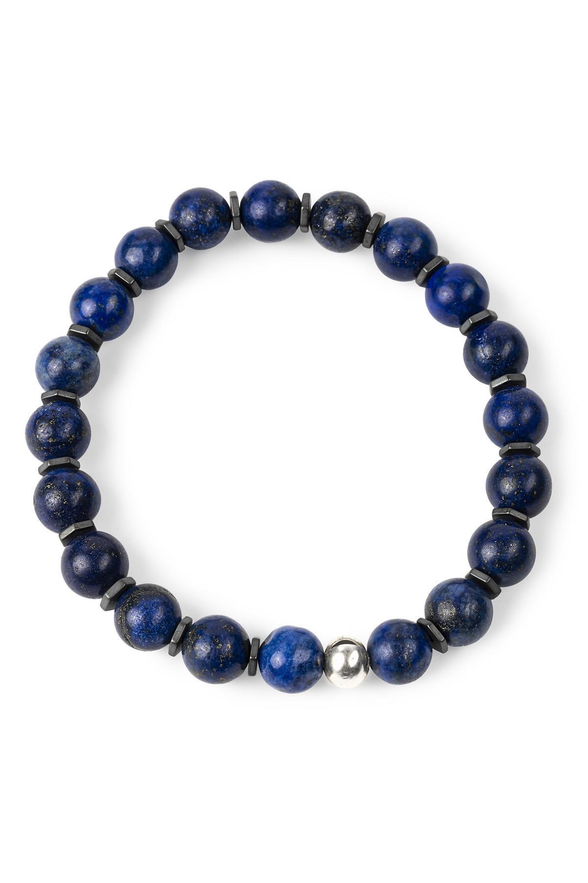 Lapis Lazuli Doğal Taş Bileklik