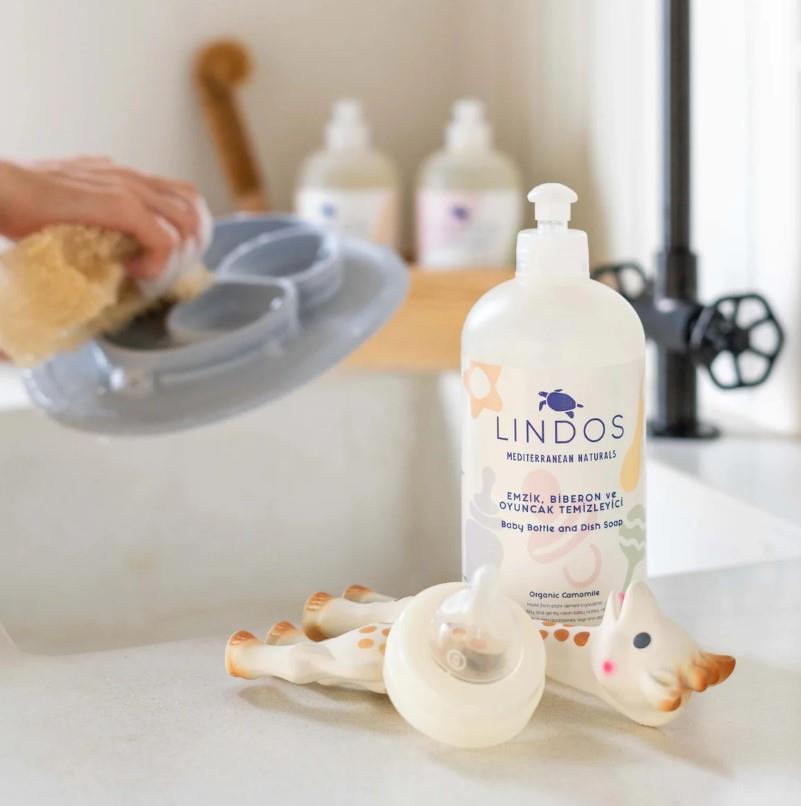 Lindos Emzik, Biberon ve Oyuncak Temizleyici - 600ml