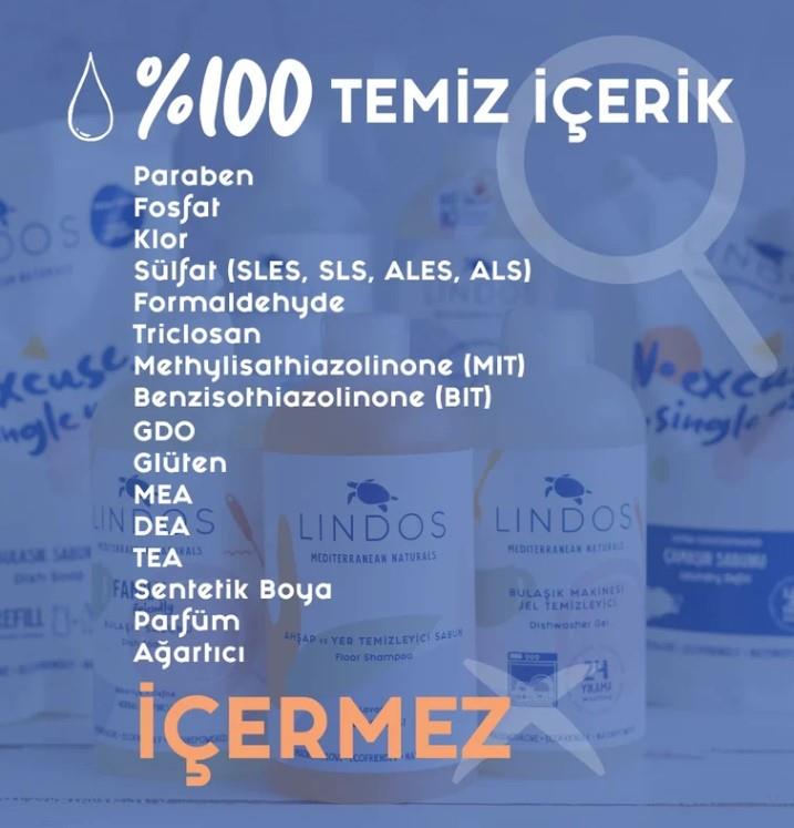 Lindos Saf Sıvı Kastil Sabun - Lavanta - 5LT