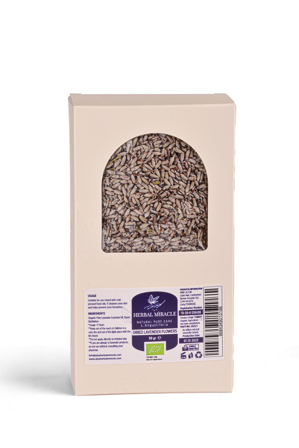 Organik Kurutulmuş Lavanta Bitki Çayı - 50gr