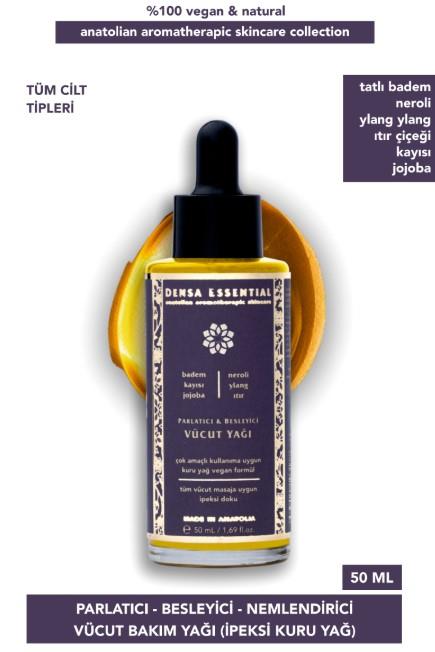 Parlatıcı & Besleyici Vücut Yağı - İpeksi Kuru Yağ 50 ml