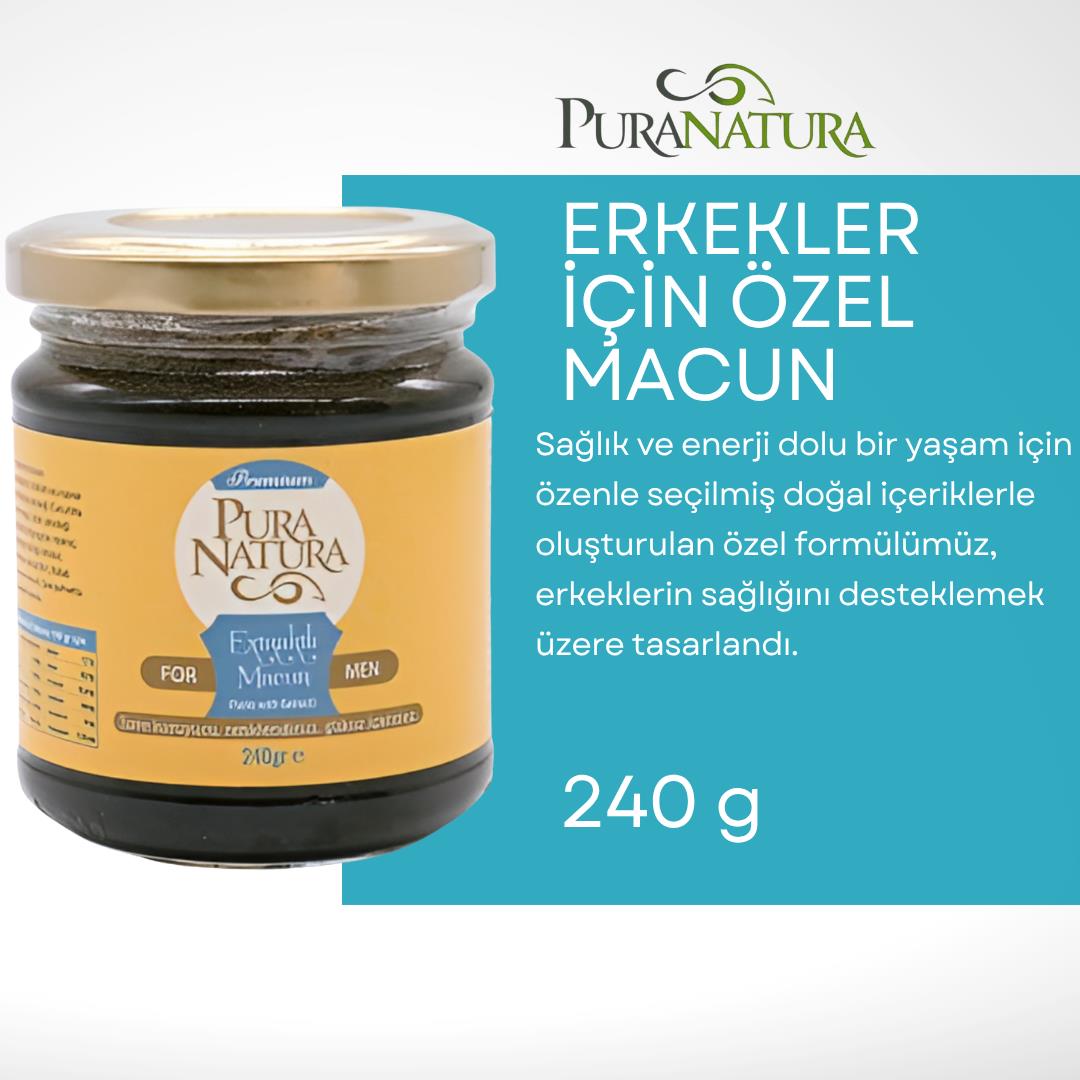 Pura Natura Erkekler İçin Özel Macun  %100 Katkısız ve Doğal