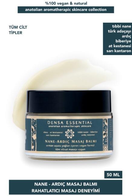 Rahatlatıcı & Ferahlatıcı Nane - Ardıç Masaj Balmı 50 ml /Vücut & SPA Masajı/ Besleyici&Nemlendirici